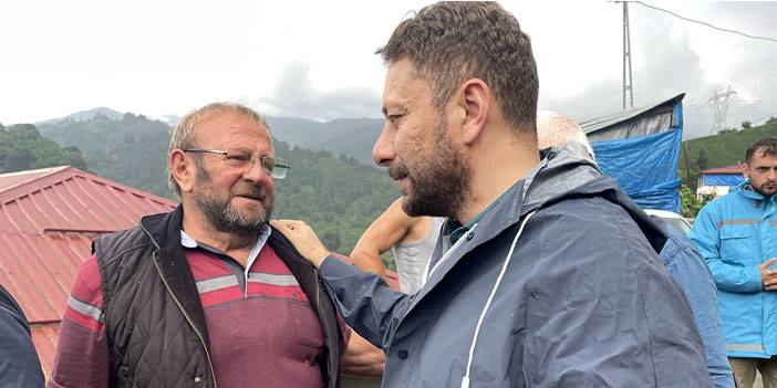 AK Parti'li Avcı, Rize'de sağanaktan etkilenen bölgeleri inceledi