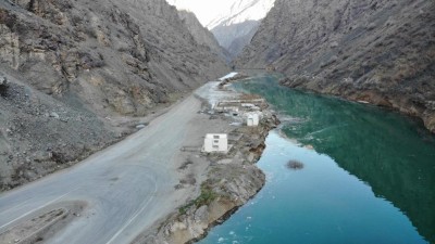 Baraj suyu Yusufeli'ne yaklaştı: Son bin metre