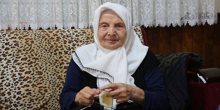 Rizeli Fatma nine 112 yıllık hayatı boyunca hastaneye bir kez gitti