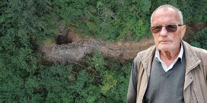 Sürmene'de define aramak için iş makinesiyle ormana yol açılmasıyla ilgili soruşturma