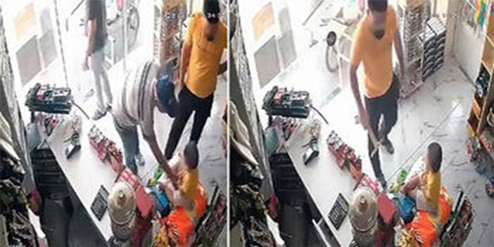 Bebeğini Taciz Ettiğini Öne Sürdüğü Kişiyi Dövdü