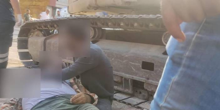 Kepçeyle kamyon arasına sıkışan işçi feci şekilde can verdi