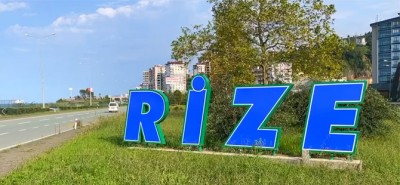 Rize'nin sembol noktaları ve kamu hizmet binaları görüntülendi