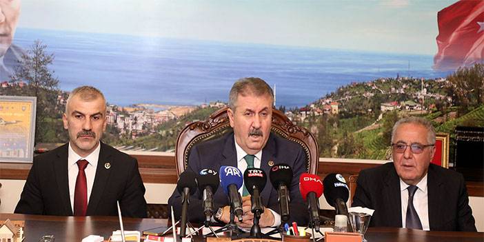 BBP Genel Başkanı Destici, Rize'de