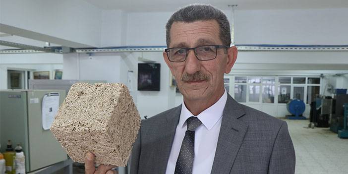 Kenevir Sapından Yapı Malzemesi Üretildi