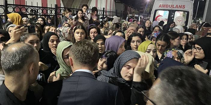 Rize'de kız öğrenci yurdunda asansör kazası