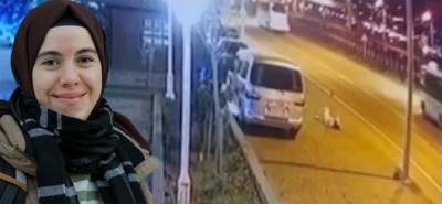 Enise Hemşirenin Hayatını Kaybettiği Kaza Anı Kameralara Yansıdı