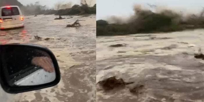 Hopa-Kemalpaşa arasındaki Karadeniz Sahil Yolu göle döndü