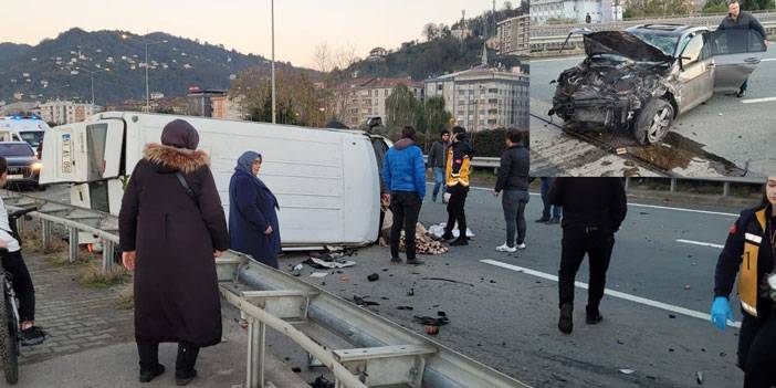 Rize’de Trafik Kazası 2’si Ağır 4 Yaralı