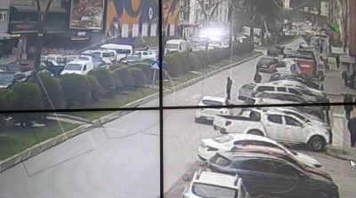 Rize'de hafif ticari araç hırsızlığı MOBESE'ye yansıdı