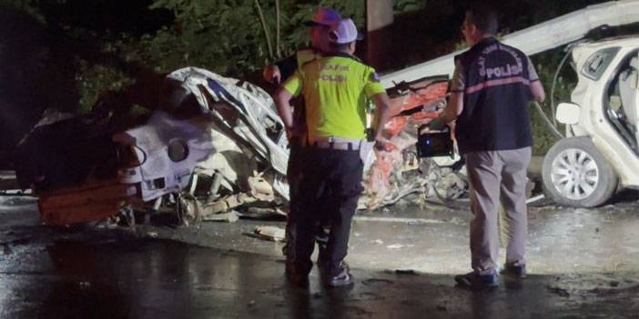 Rize'de feci kaza: 4 ölü, 3 yaralı